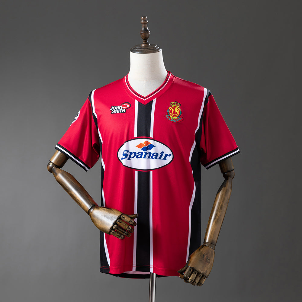 CAMISETA RCD MALLORCA 01/02 RETRO ROJA