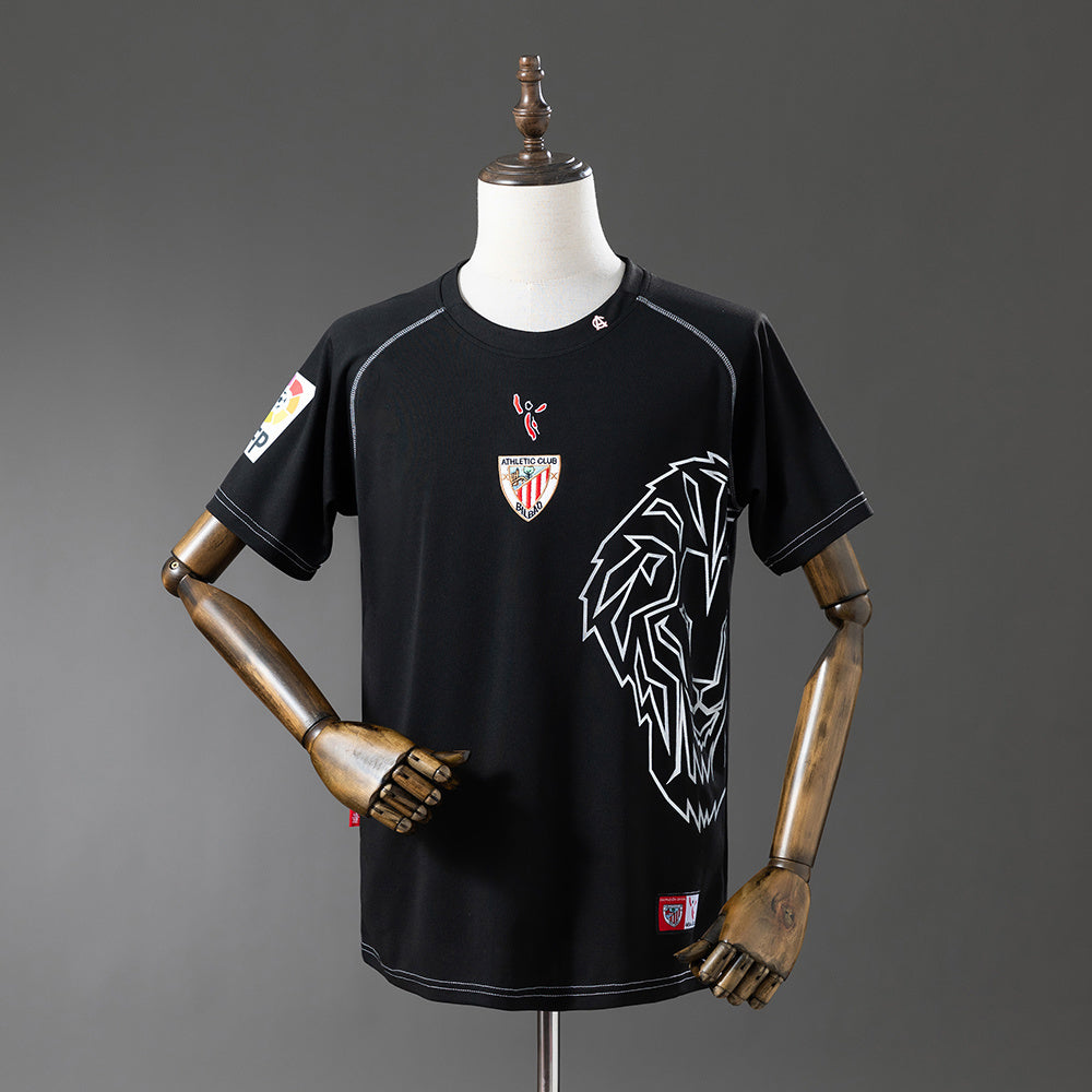CAMISETA ATHLETIC BILBAO 05/08 RETRO NEGRA