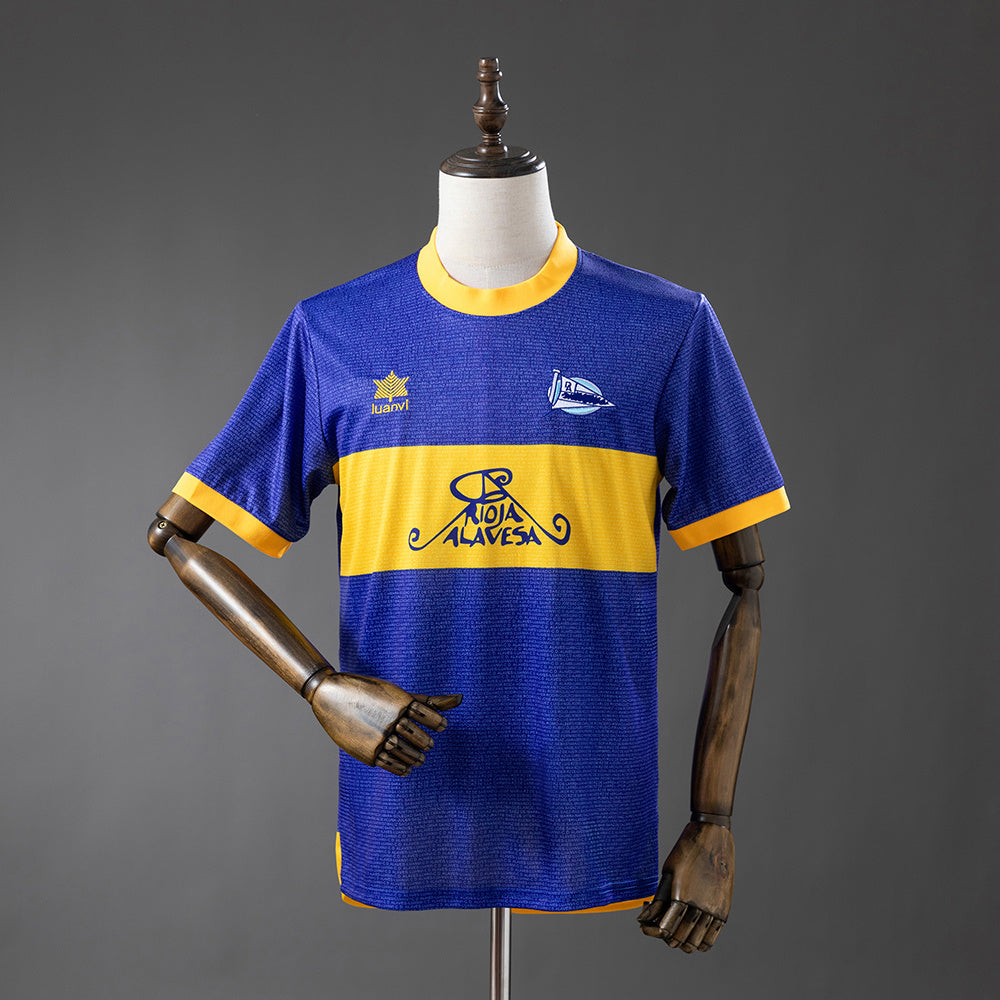 CAMISETA DEPORTIVO ALAVÉS 00/01 UEFA RETRO LOCAL