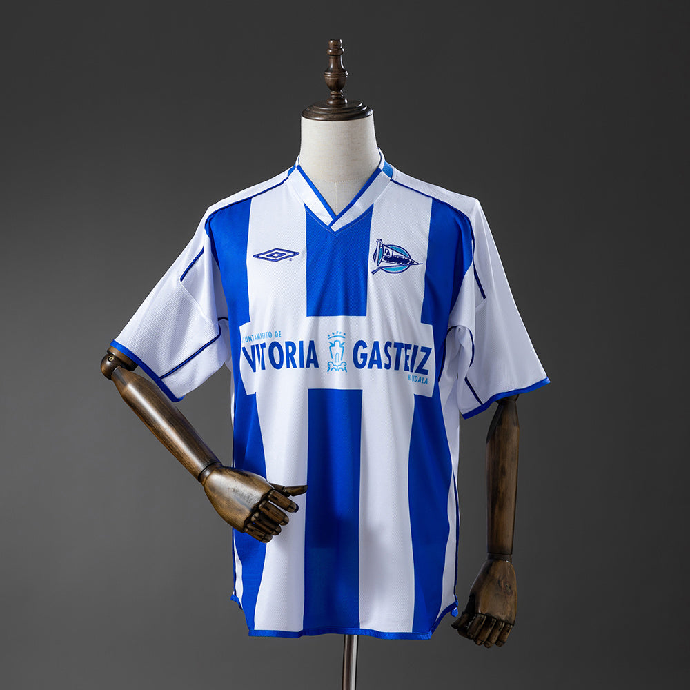 CAMISETA DEPORTIVO ALAVÉS 03/04 RETRO LOCAL