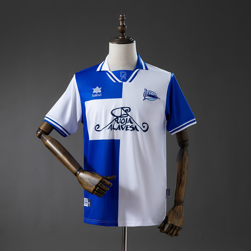 CAMISETA DEPORTIVO ALAVÉS 00/01 RETRO LOCAL