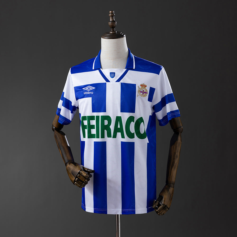 CAMISETA DEPORTIVO LA CORUÑA 94/95 RETRO LOCAL