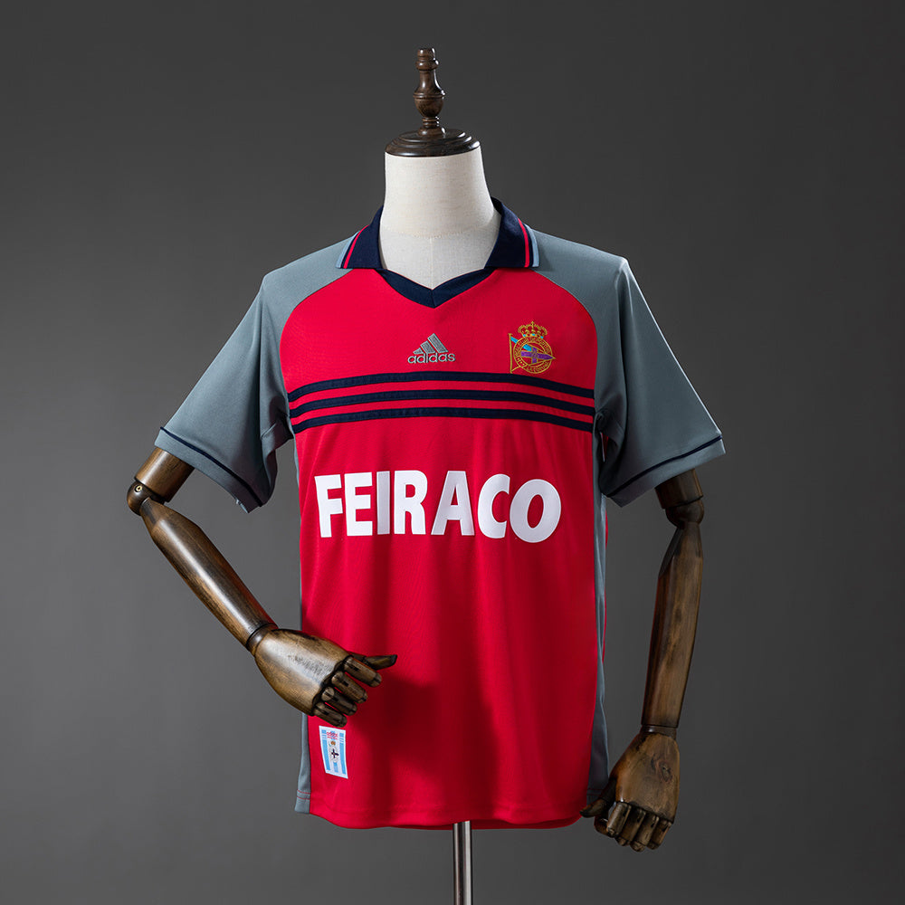 CAMISETA DEPORTIVO LA CORUÑA 98/99 RETRO VISITANTE