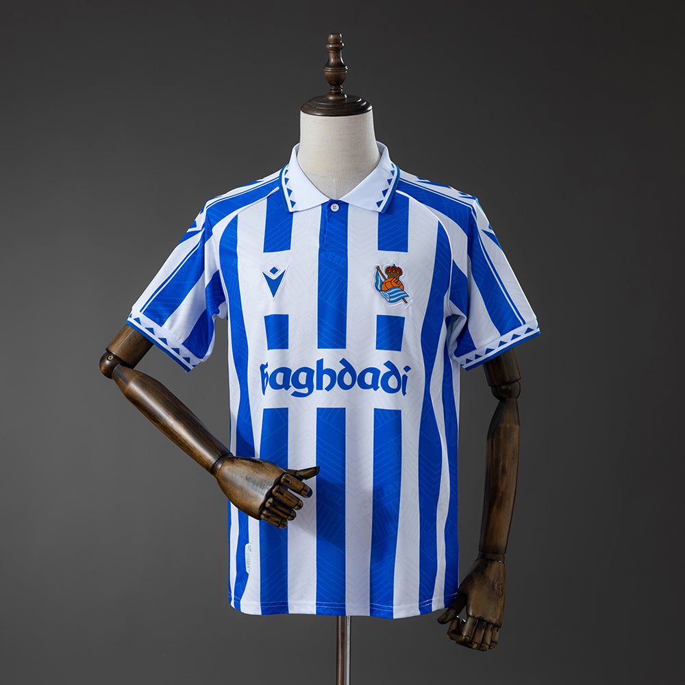 CAMISETA REAL SOCIEDAD 25/26 ESTILO RETRO