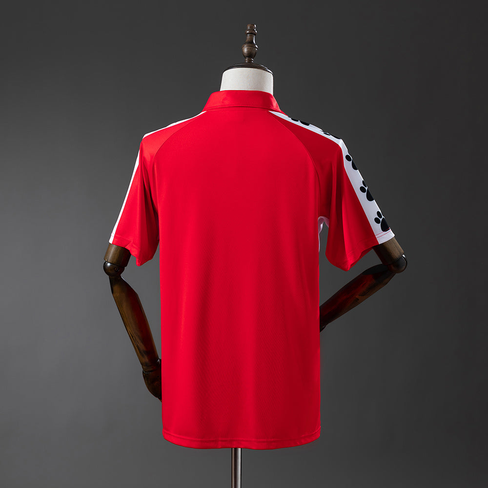 CAMISETA REAL OVIEDO 90/91 RETRO LOCAL ROJA