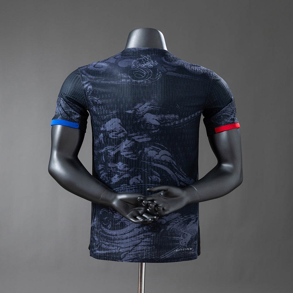 CAMISETA FC BARCELONA 25/26 EDICION DRAGON NEGRO VERSION JUGADOR